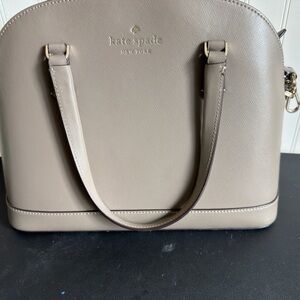 kate spade Sadie dome satchel in Taupe